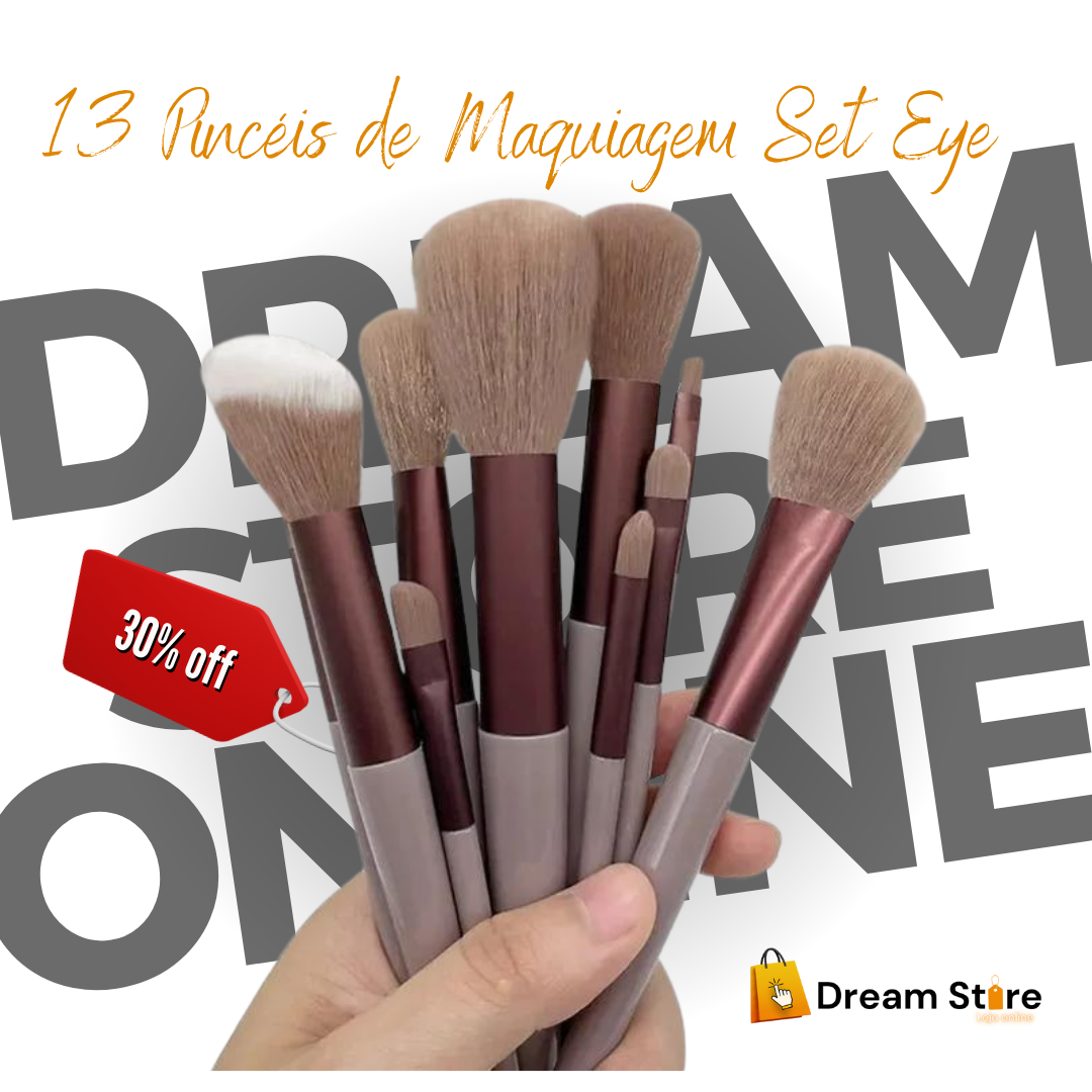 13 PCS Pincéis de Maquiagem - Dream Store Online